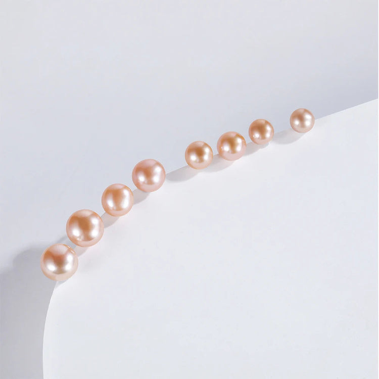 Orecchini a Perno con Perle Naturali d'Acqua Dolce per Donne, Argento Sterling 925, Gioielli Semplici e Colorati con Perle Selezionate a Mano platinumshop