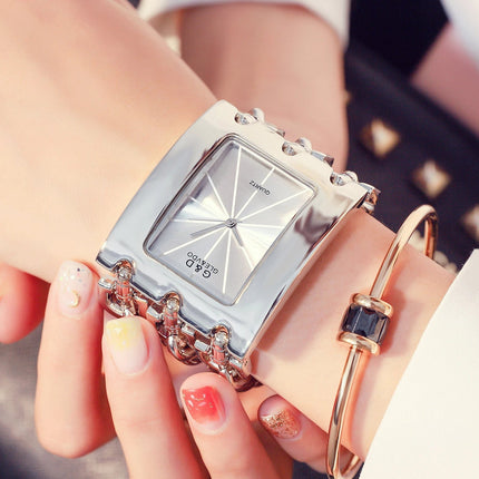 Orologio da donna di marca di lusso Abito con strass Orologi da polso da donna Eleganti orologi femminili in oro per le donne Montre Femme 2025 platinumshop