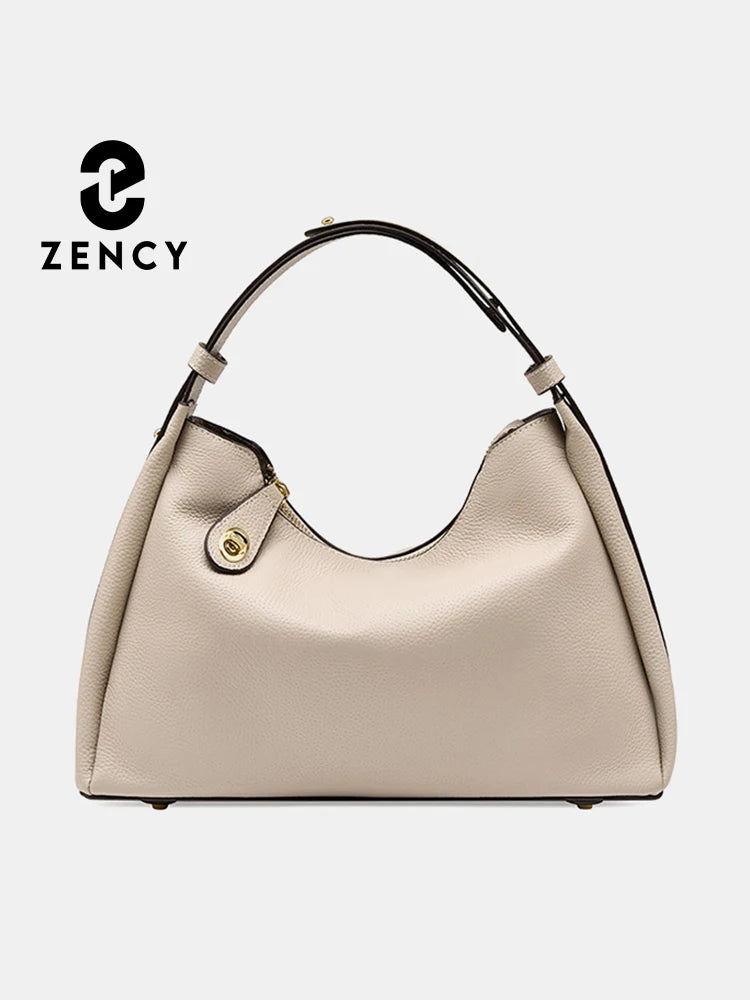 Zency 2024 New Retro Stitching Color Fashion borsa da donna in vera pelle borsa a tracolla borsa a tracolla Cross Body Top Handl