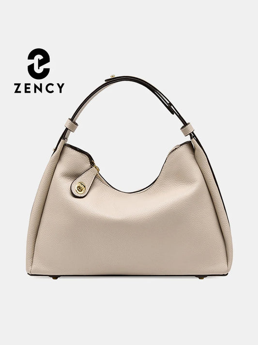 Zency 2024 New Retro Stitching Color Fashion borsa da donna in vera pelle borsa a tracolla borsa a tracolla Cross Body Top Handl