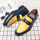 Moda Bianco Rosso Blu Mix Patchwork Scarpe casual per uomo Designer Penny Mocassini Abito da ballo formale per matrimonio Calzature per ritorno a casa