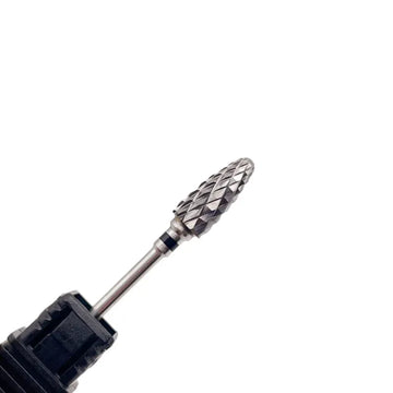 1Pc Bullet Carbide Nail Drill Bits Professional 3/32"Tungsten Flame Nail Bit Manicure Acrylic Gel Remover Nail Accessories Tools