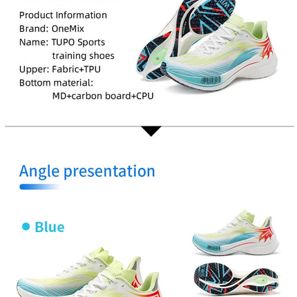 ONEMIX 2026 Nuove Scarpe da Corsa e Allenamento per Uomo, Suola Intera in Nylon, Scarpe Sportive Traspiranti Estive per Donna PlatiNum