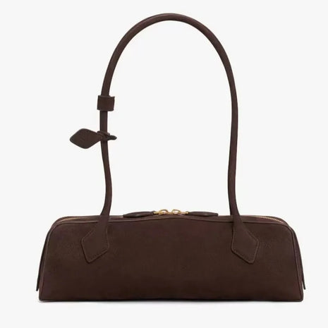 Borsa a tracolla in pelle scamosciata di alta qualità, nuova moda 2026, da donna, morbida, effetto peluche, vintage, anti-usura, con tracolla regolabile, casual, per appuntamenti, borsa portaoggetti