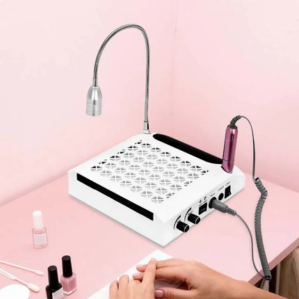 4-in-1 Electric Nail Polisher, 100-240V Professional Nail Drill Machine, Nail Art Tool for Nail Technicians, Beginners & Nail Enthusiasts