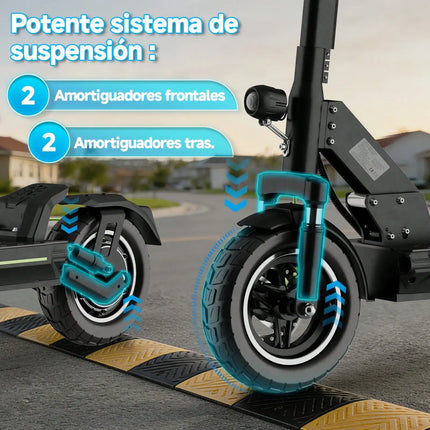 Monopattino elettrico TODIMART D5 D6 D6PRO 48V 18.2Ah 490W Max, velocità 24 km/h, autonomia 40-60 km, sospensioni a molla, connessione APP, monopattino elettrico fuoristrada per adulti