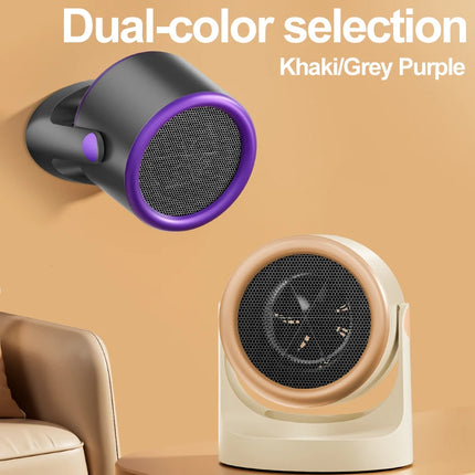 Desktop Heater Dormitory Mini Quick Heating Silent Energy Efficient Household Hot Air Blower Appliances Room Warmer For Office ﻿