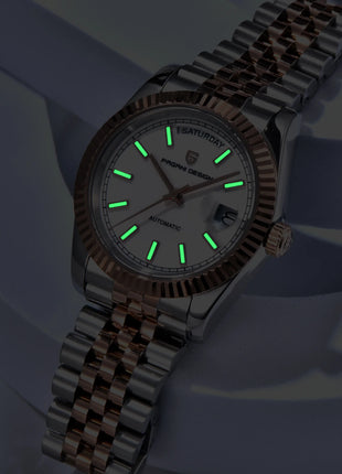 PAGANI DESIGN quadrante smaltato 2025 nuovi orologi da uomo DD36 argento oro orologio automatico di lusso da uomo orologio da polso meccanico impermeabile