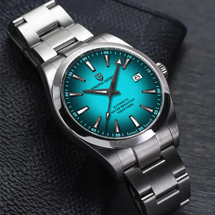 PAGANI DESIGN A150 40MM Orologio meccanico automatico da uomo con vetro zaffiro, sportivo, subacqueo, in acciaio inossidabile, impermeabile, per uomo