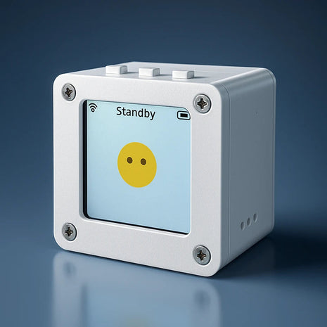 DeepSeek XiaoZhi Mini AI Emo Robot | Smart Voice Chatbot, Emotional Interaction, Personalized AI Companion, Unique Gift Idea PlatiNum