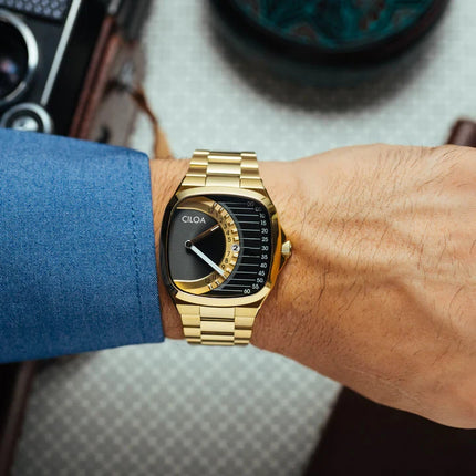 【CILOA】Square high-end men's watch wormhole concept premium men's sports watch brand