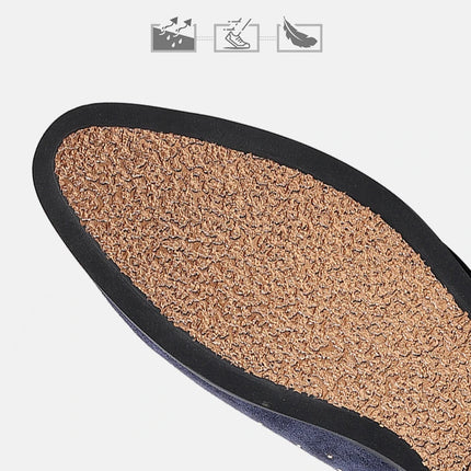 Scarpe eleganti da uomo di lusso Scarpe casual da uomo in pelle scamosciata Mocassini eleganti e comodi Scarpe da lavoro in pelle da uomo Zapatos Hombre
