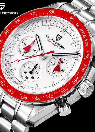 2026 Nuovo PAGANI DESIGN 1701 V5 Orologi da uomo Orologio al quarzo di lusso da uomo Sport Cronografo velocità AR Vetro zaffiro 100M Impermeabile