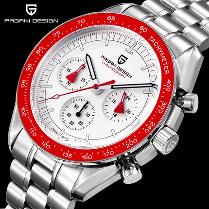 2026 Nuovo PAGANI DESIGN 1701 V5 Orologi da uomo Orologio al quarzo di lusso da uomo Sport Cronografo velocità AR Vetro zaffiro 100M Impermeabile