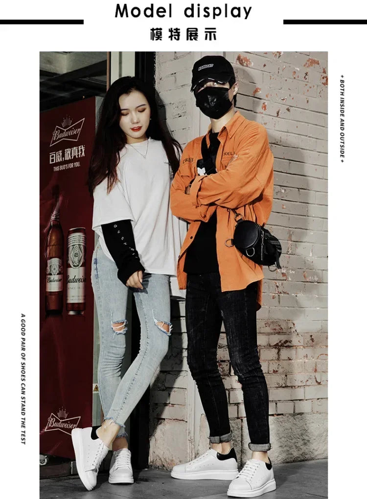 New Men women sneakers height increasing shoes invisible 6 8 10cm heighten sports shoes man taller lift white elevator shoes