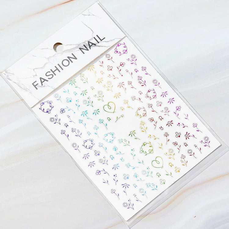 1PC 26-English Alphabet Number 3D Self-adhesive Nail Art Decal Sticker Word Small Letter Nail Decals Sticker Manicure Decoration