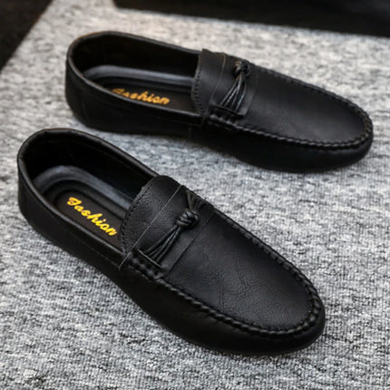 Mocassini da Uomo Slip-on Classici in Pelle, Scarpe Casual da Uomo, Calzature Piatte