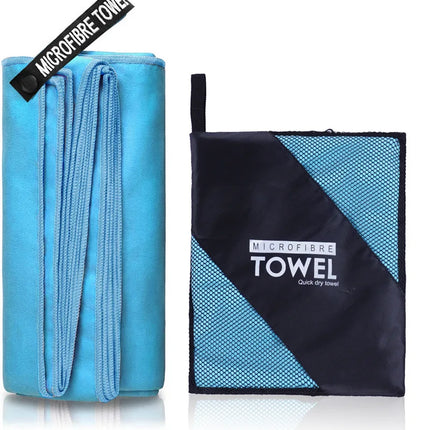 Serviette de Sport à Séchage Rapide 40x80/80x160CM Bleu Gris Vert Orange pour Natation Salle de Sport Fitness Camping Course Plage