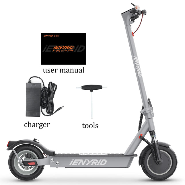 Scooter elettrico IENYRID M1 250W 36V 12,5 AH Batteria Pneumatici da città da 10 pollici Display digitale intelligente a LED Scooter da città per adulti