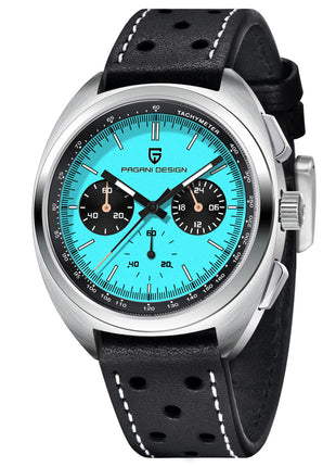 PAGANI DESIGN Orologi da uomo Retro Panda Quadrante Orologio al quarzo da uomo Giappone VK63 Cronografo Vetro zaffiro Orologio da polso da uomo 2024 Nuovo