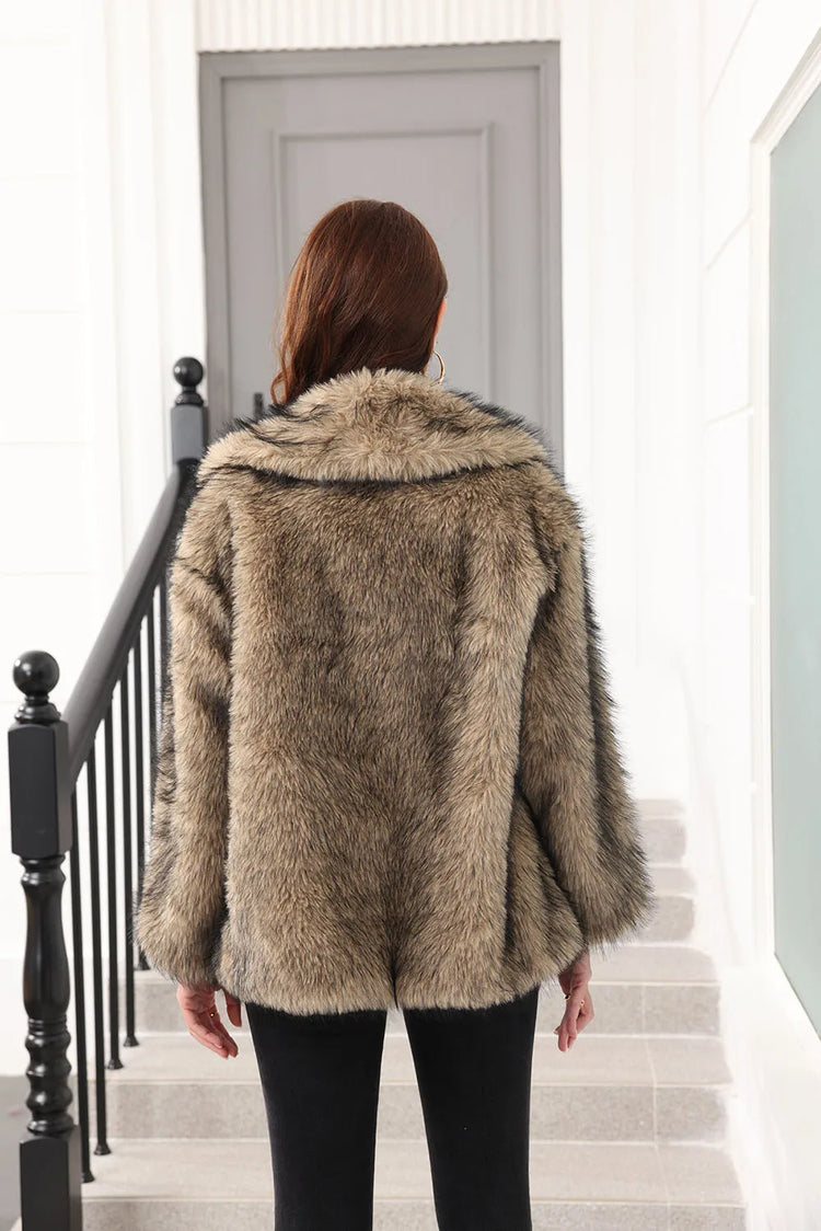 ZADORIN Luxury Belted Mid Long White Faux Fur Coat For Woman Clothes Winter Oversize Fluffy Jacket Fox Fur Faux Coat Outerwears