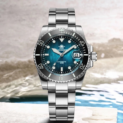 ADDIESDIVE Dive Watch Men NH35A Automatic 200M Waterproof Sapphire Crystal Ceramic Bezel Luminous Steel Wristwatch AD2078