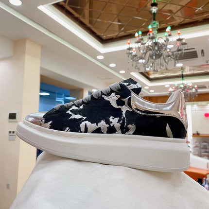 New Fashion Men Casual Shoes White Platform Loafer Shoes Genuine Leather Round-toe Sports shoes Man Sneakers Male Daily Footwear