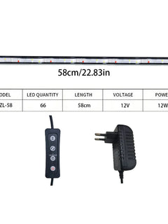 Iluminación LED para peces ornamentales Luces para acuarios paisajísticos Luces sumergibles para acuarios Modo de tres colores Conmutación Brillo ajustable