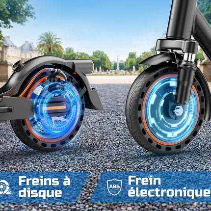 Monopattino Elettrico TODIMART T6 per Adulti, Motore 350W (Picco 500W), Batteria 36V 7.8Ah, Pneumatici Solidi a Nido d'Ape Antiesplosione da 8.5 Pollici, Connessione APP, Pieghevole