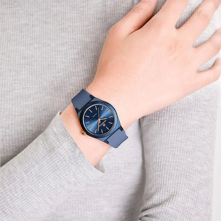 NAVIFORCE 2025 Orologi moda donna Orologio al quarzo Sport Cinturino in silicone Orologi da polso da donna Orologio semplice Regalo relogios feminino platinumshop