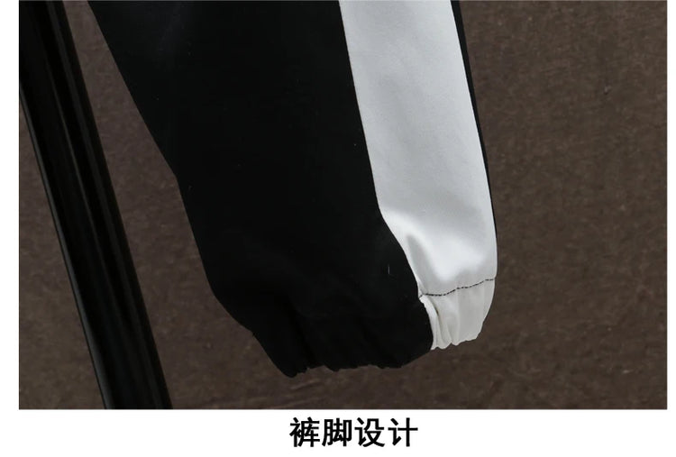 Autumn Men Tracksuit Casual Spring Sportswear Hooded patchwork Jackets Pants 2 Piece Sets Hip Hop Running Sports Suit