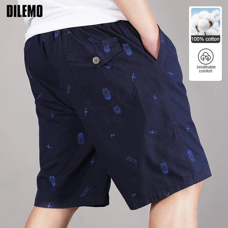 Top Quality 100% cotone Nuovo marchio estivo Moda casual Streetwear Pantaloncini da surf Pantaloni da uomo Pantaloni larghi con coulisse Abbigliamento da uomo platinumshop