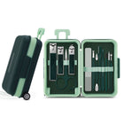 12 Pcs Manicure Set Stainless Steel Nail Clipper Kit with Travel Case Pedicure Grooming Tools 12 in 1 Portable Nail Care Durable Toenail Trimmer Fingernail Cutter for Thanksgiving Team Employee Appreciation Holiday Present