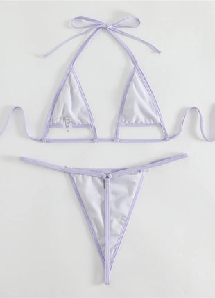 Nuovo rugoso estremo Mini Micro perizoma Bikini donna costumi da bagno femminile costume da bagno due pezzi Bikini bagnante costume da bagno Swim K4827 platinumshop