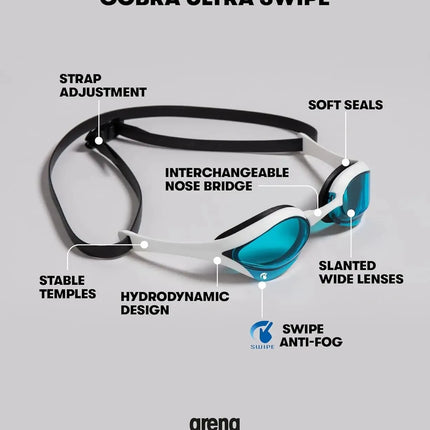 Arema pro Swim Goggles Professional Racing Waterproof Anti-fog High-definition UV400 Competition Training Swimming Equipment