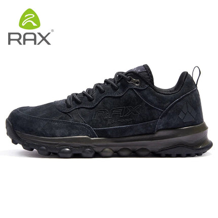 RAX Running Shoes Men&Women Outdoor Sport Shoes Breathable Lightweight Sneakers Air Mesh Upper Anti-slip Natural Rubber Outsole PlatiNum