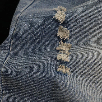 Primavera nuova corea moda Patch disegni cartone animato ricamo Jeans larghi da donna vita elastica pantaloni Casual in Denim di cotone Harem V987