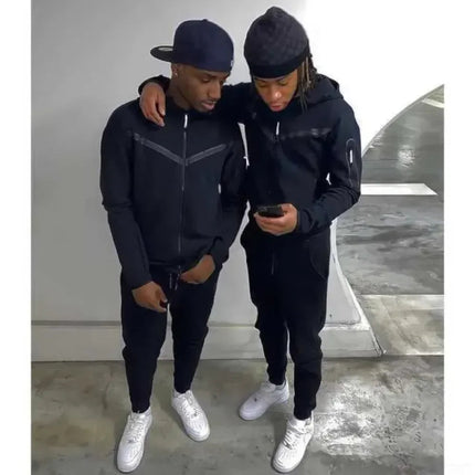 Men's Tracksuits Sports Suit Cotton Brand Tech Fleece Good Quality Hoodie Male Training Wear Sweatshirt Set Sweatpants PlatiNum