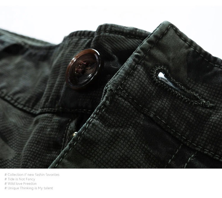 Spring Autumn Men Cargo Camouflage Pants Men Cotton Casual Breeche Bermuda Beach Jogger Pants Mens Trousers Male Dropshipping