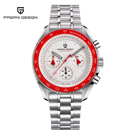 PAGANI DESIGN PD1701 Orologi da uomo di lusso in oro Orologi da polso al quarzo Cronografo VK63 Orologio da uomo AR Orologio con specchio in zaffiro Regali