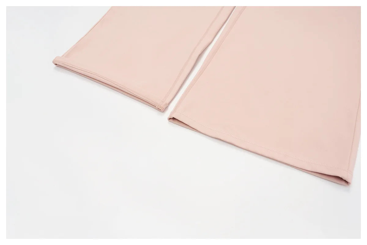 Yoga Pants High Waist Flare Leggings Women Gym Fitness Flared Trousers Breathable Wide Leg Pants Female Workout Dance Trousers