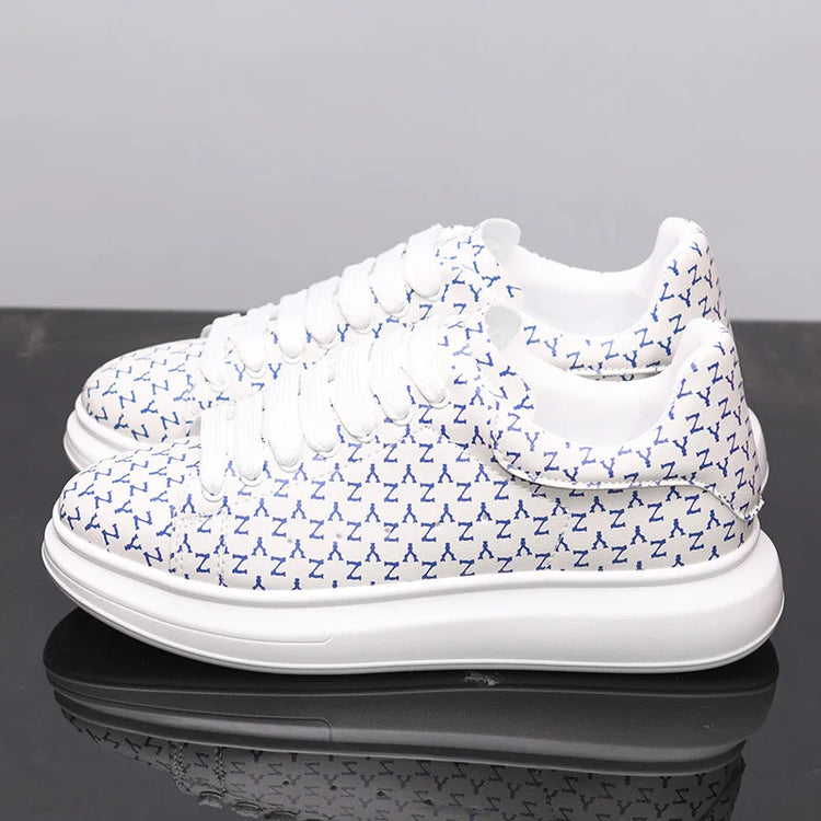 New Men's Shoes Couple's Small White Shoes Versatile Thick Soled Casual Shoes Men's Women's Sneakers  Board Shoes Jogging Shoes