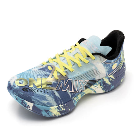 ONEMIX Scarpe da corsa per maratona ultraleggere Scarpe da ginnastica da corsa professionali in nylon con bordo in carbonio con supporto antiurto e rimbalzo PlatiNum