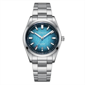 ADDIESDIVE Luxury Men's Automatic Watch BGW9 Super Luminous Bubble Mirror Glass 100m Waterproof Analog Men Steel Watches AD2531
