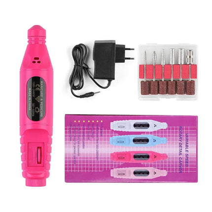 Pen‑Form Manicure Pedicure Grinding Machine Compact Electric Nail Polisher Drill For Daily Nail Grooming And Diy Hand‑Made Nail Creation
