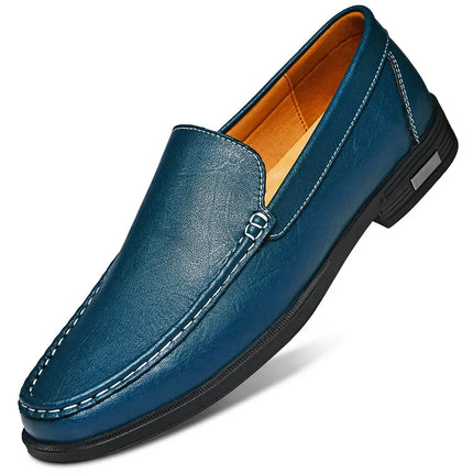 Calzature da uomo in pelle Slip on Office Man Scarpe formali Festa di nozze Scarpe eleganti da uomo Breath Driving Mocassini pigri Mocassini