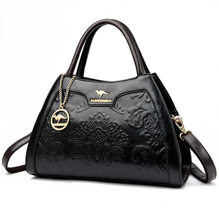 New Women Bag Luxury Designer Cowhide Handbags for Women Famous Brands Crossbody bag for Women Leather Shoulder Bags Sac a main PlatiNum