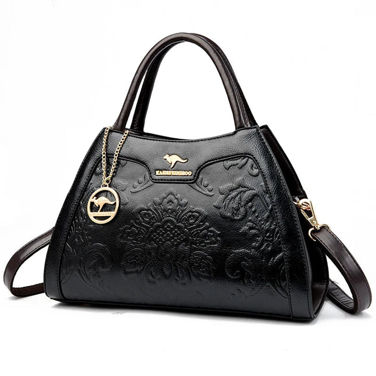 New Women Bag Luxury Designer Cowhide Handbags for Women Famous Brands Crossbody bag for Women Leather Shoulder Bags Sac a main PlatiNum