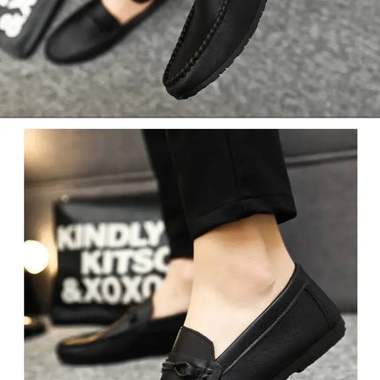 Mocassini da Uomo di Lusso in Pelle PU, Moda Casual, Nuovi Modelli 2026, Comodi e di Alta Qualità, Scarpe da Guida e Sneakers