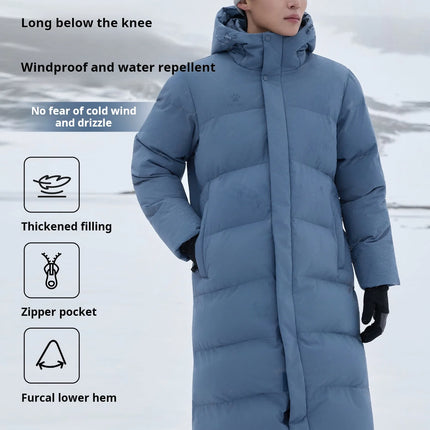 KELME Men's Thermal Down Jacket Outdoor Running Windproof Fleece-Lined Thickened Training Jacket пуховик женский